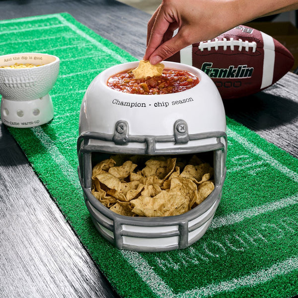 Football Helmet Chip and Dip