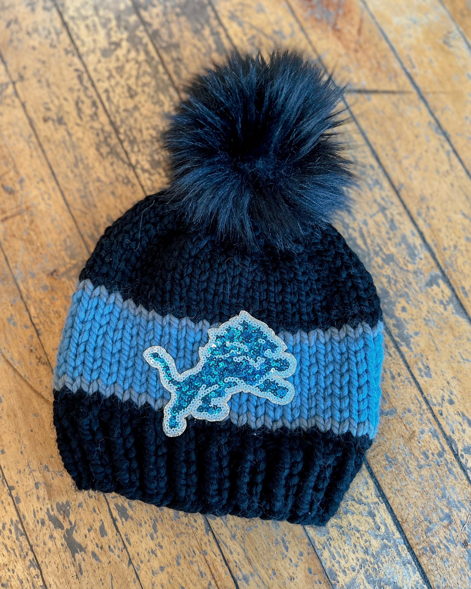 Detroit Lions Knit Hat