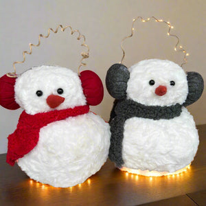 Sitting Snowman