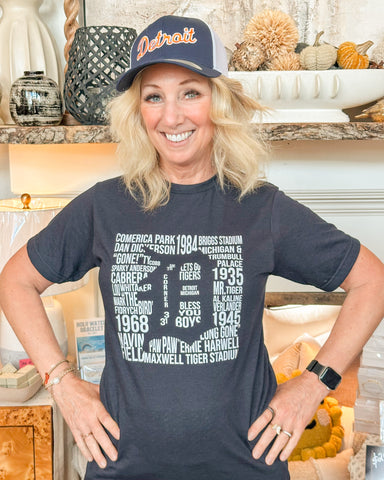 Detroit Tigers Tee - Navy Blue