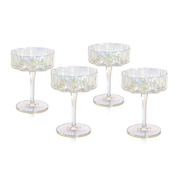Rocco Handblown Coupe Glass - Luster