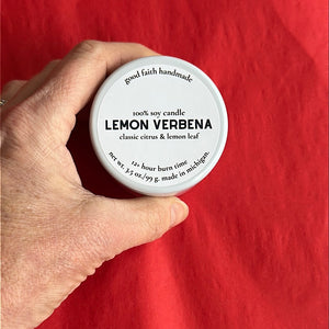 Lemon Verbena 3.5 oz candle