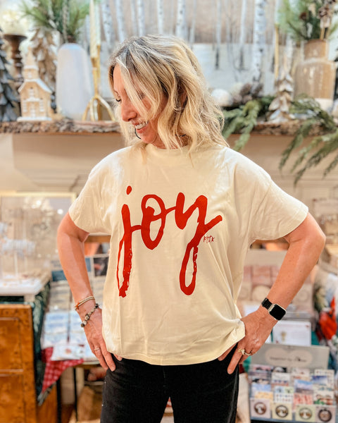 “Joy” Tee - Tan