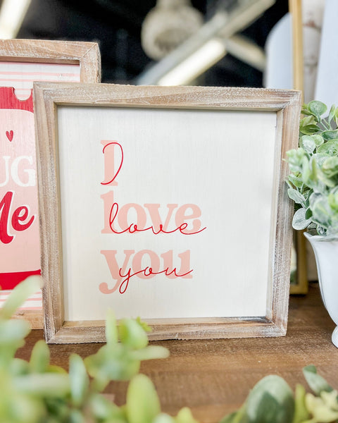 I Love You / Happy Go Lucky Plaque