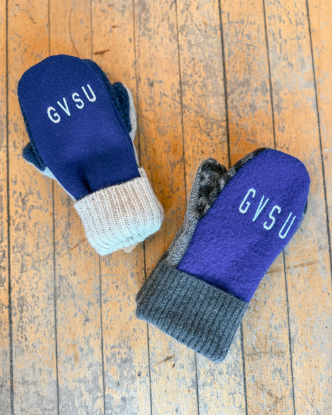 Grand Valley (GVSU) Wool Mittens