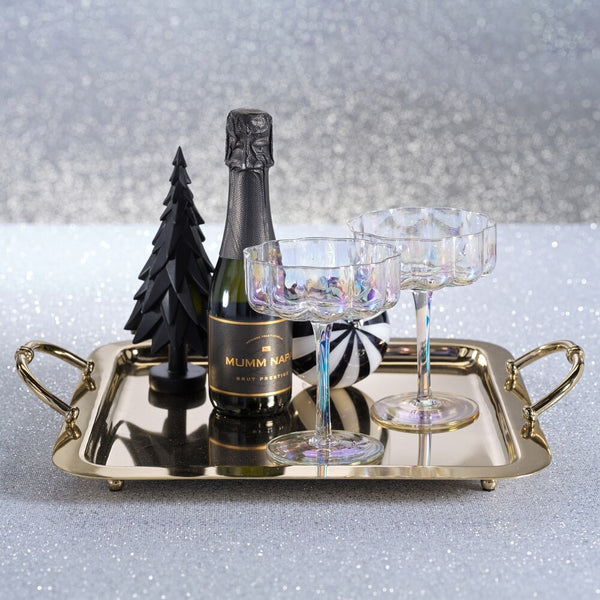 Rocco Handblown Coupe Glass - Luster
