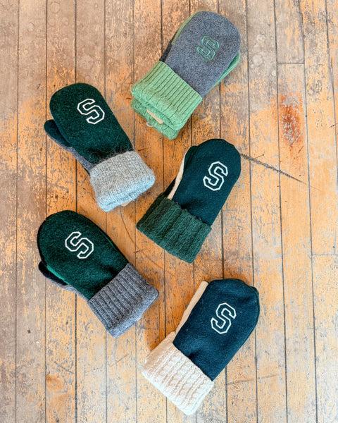 Michigan State (MSU) Wool Mittens