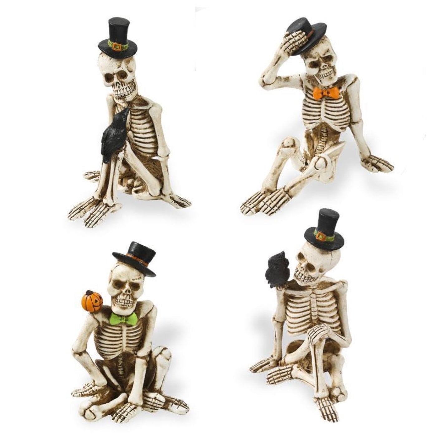 Assorted Sitting Skeletons