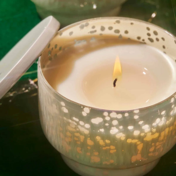 Mercury Etched Volcano Candle