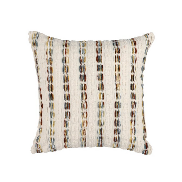 Woven Multi Stripe Pillow