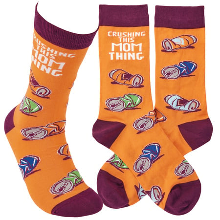 “Crushing This Mom Thing” - Crew Socks
