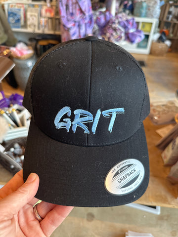 Grit SnapBack hat Black