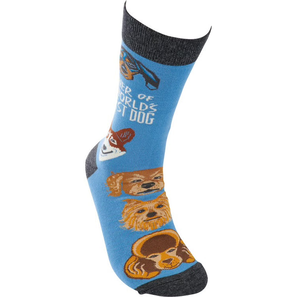 "Owner Of The Worlds Cutest Dog" - Crew Socks