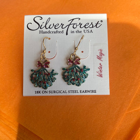 Silver Forest Earring
