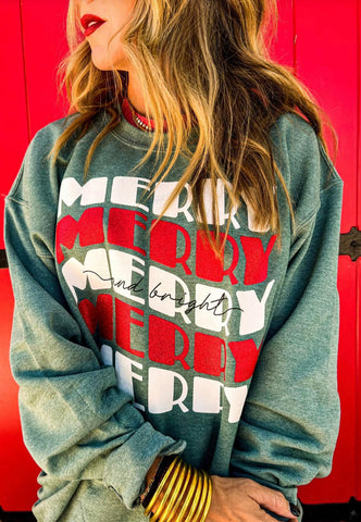 Merry and Bright Sweatshirt