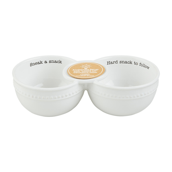 Light Up Sitter Double Dip Bowl