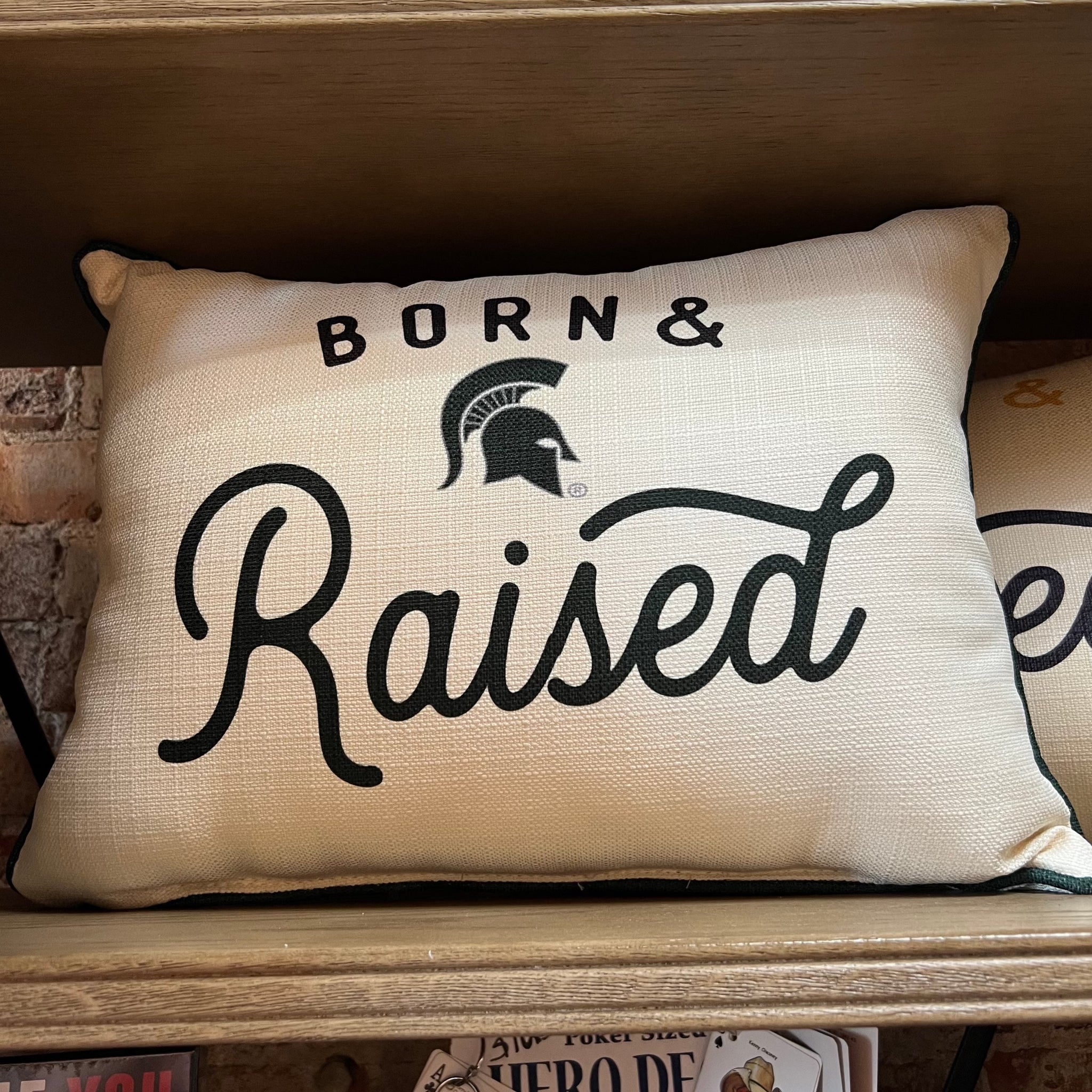 Born & Raised Spartan Pillow