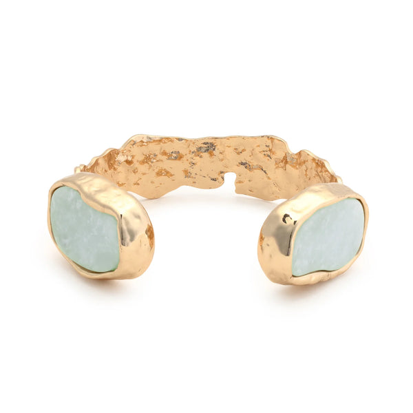 Kelly - Gold Hammered Cuff