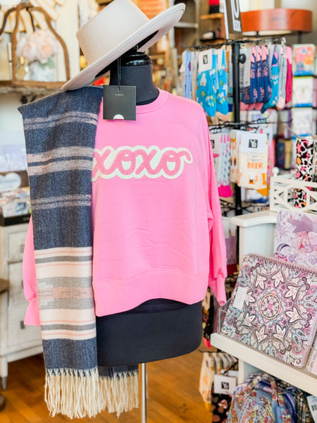 XOXO Pink Sweatshirt