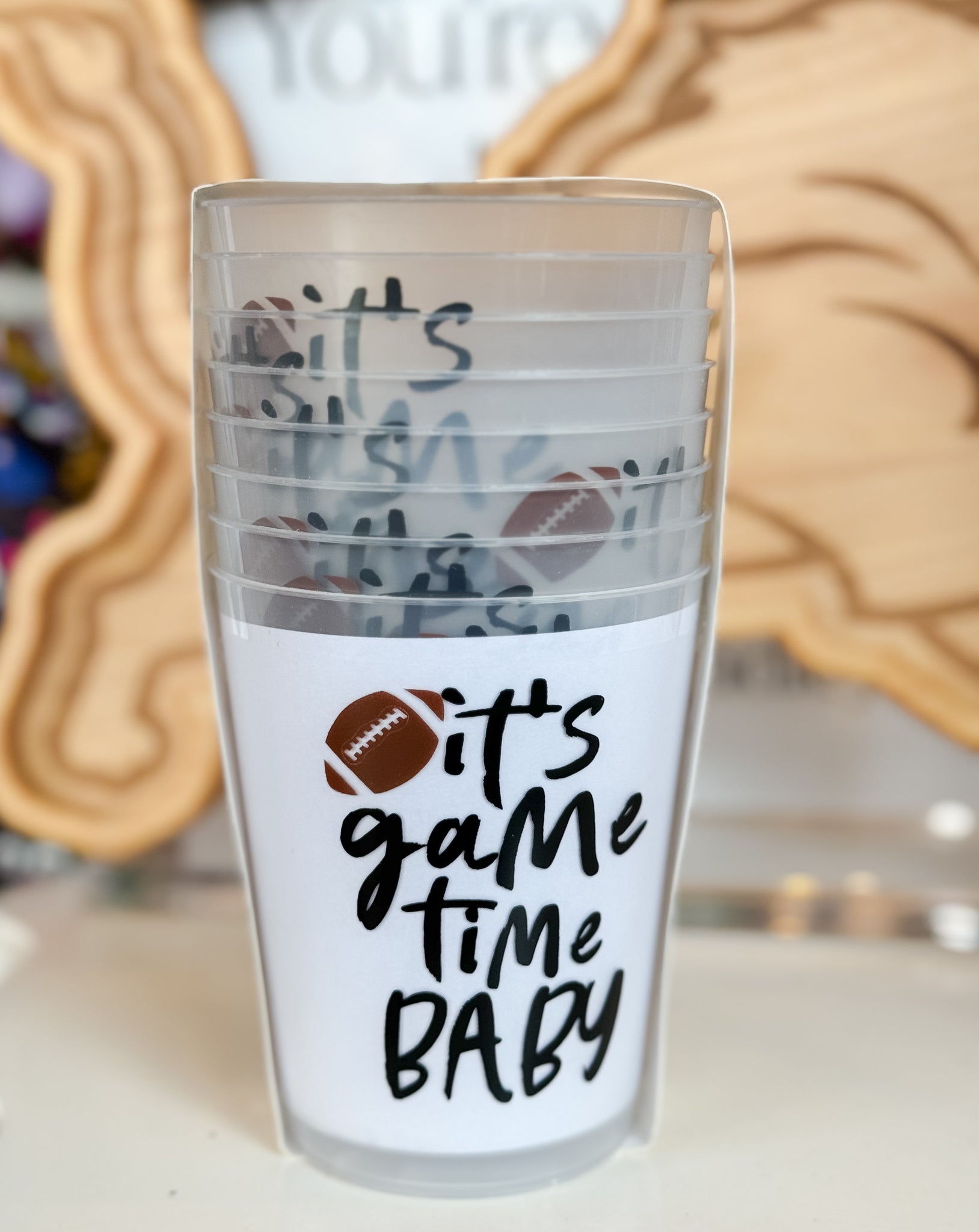 It’s Game Time Baby Party Cups