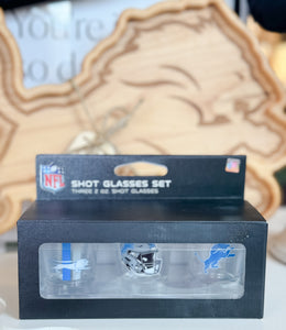 Detroit Lions 3-pack Shot glass Set