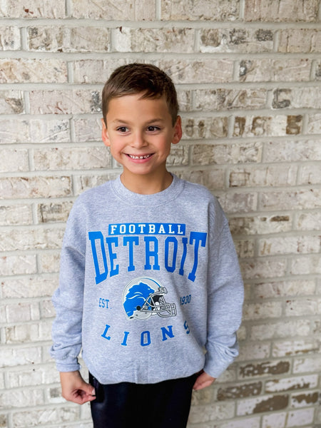 Detroit Lions Est. Crewneck - Kids