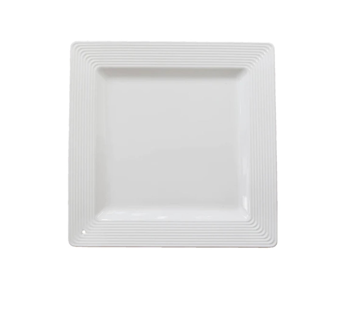 Nora Fleming | S T O N E W A R E Pinstripes Square Platter