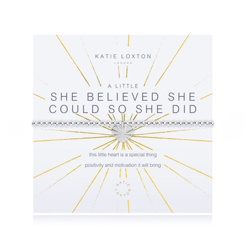 She believed She Could Bracelet by Katie Loxton