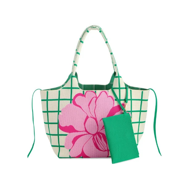 Robbie Large Pink Flower Tote