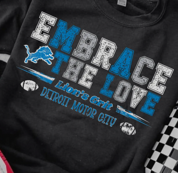 "Embrace the Love" Crewneck - Black