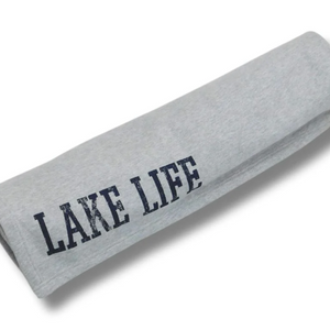 Lake Life Gray Blanket