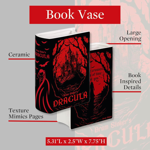 Large Book Vase - Dracula