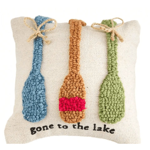 Gone to the Lake Mini Hook Pillow