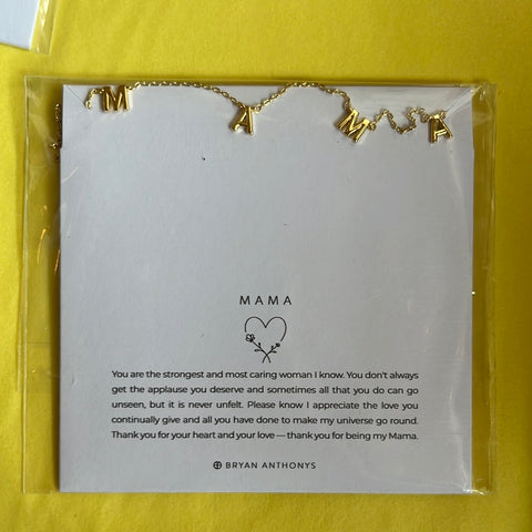 Mama Necklace Gold