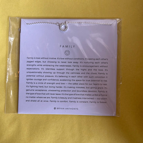 Family Necklace Silver