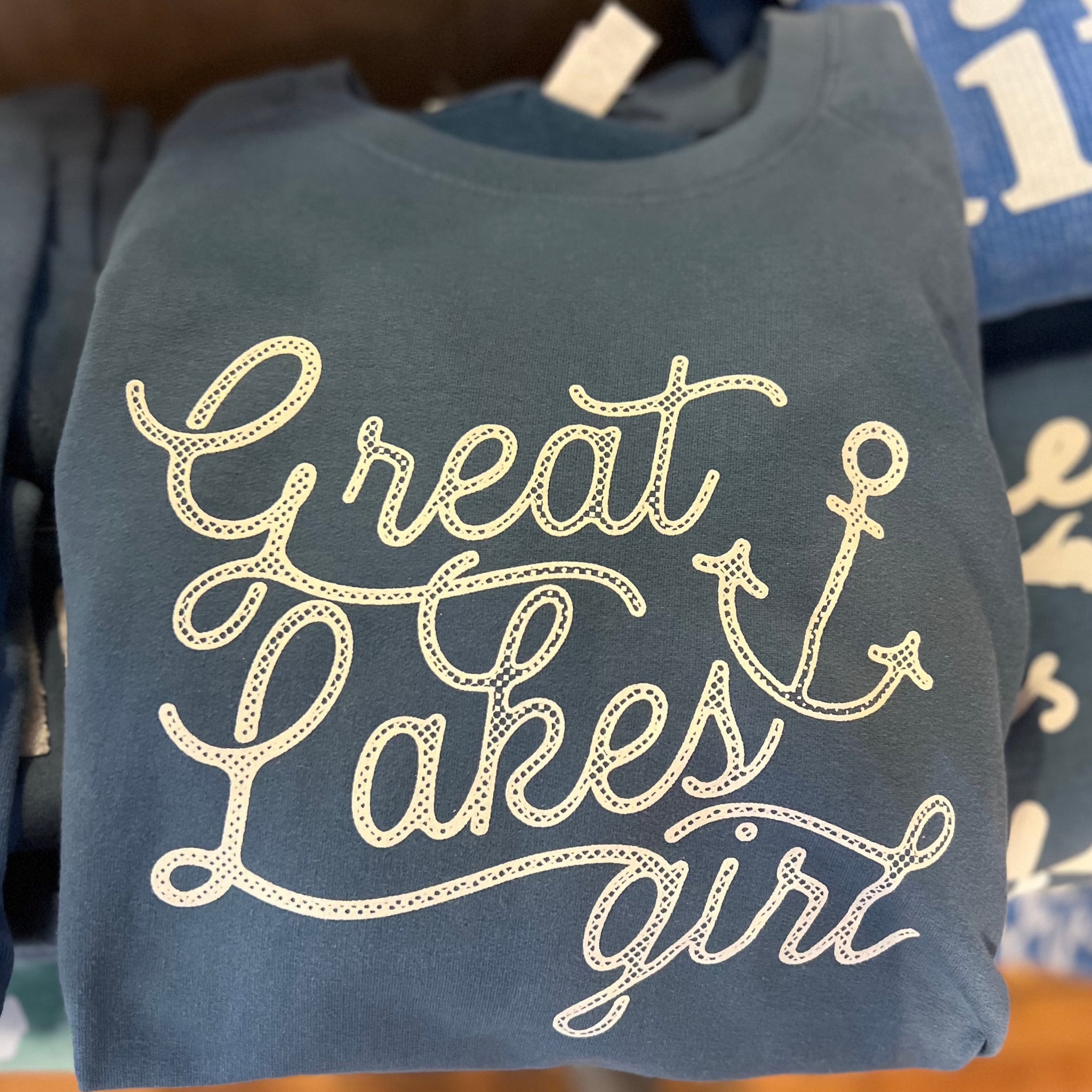 Great Lakes Girl Sweatshirt - Blue