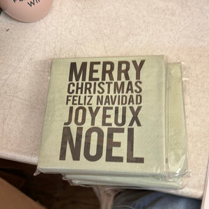 Merry Christmas Cocktail Napkins