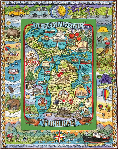 Michigan Map Puzzle