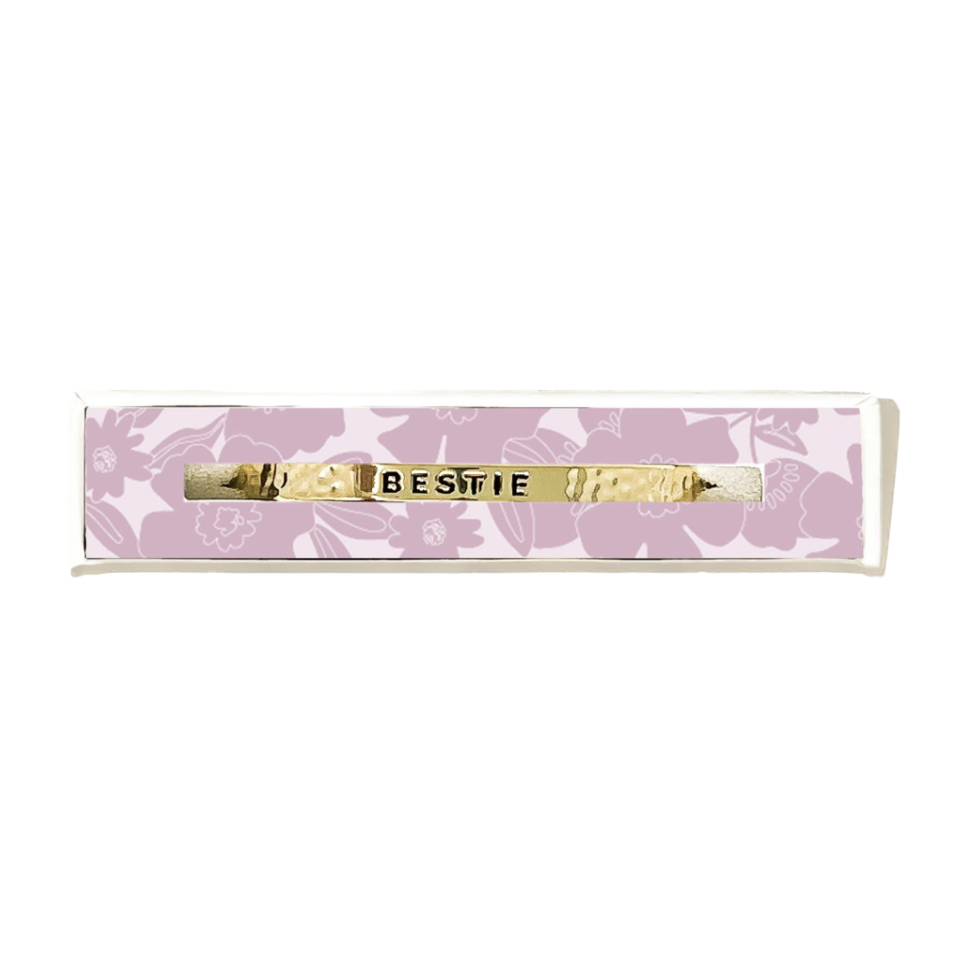 Bestie Little Reminder Cuff Gold
