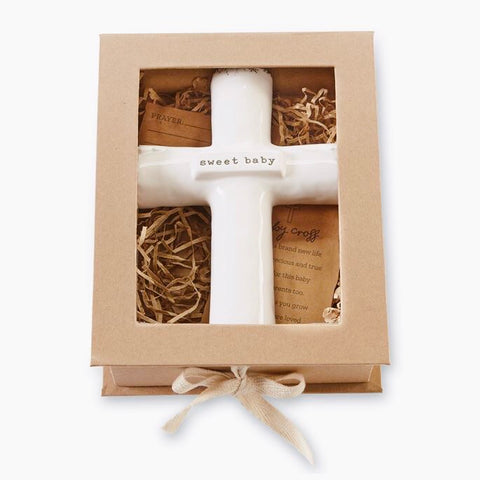 Sweet Baby Ceramic Cross