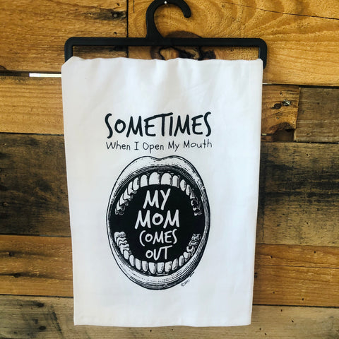 My Mom Comes Out Tea Towel