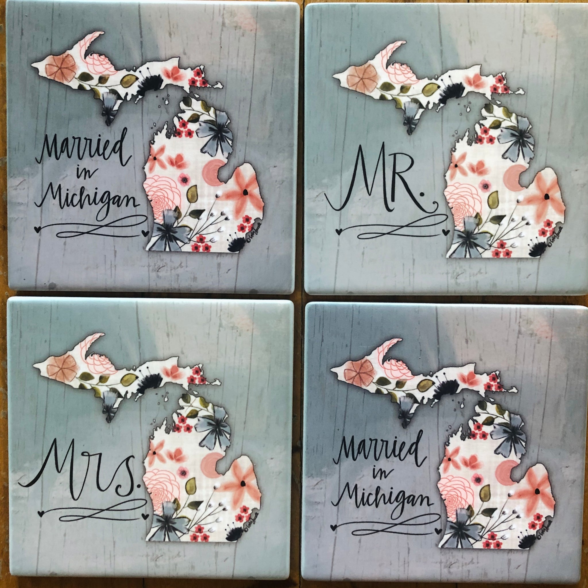 Michigan Wedding Coasters