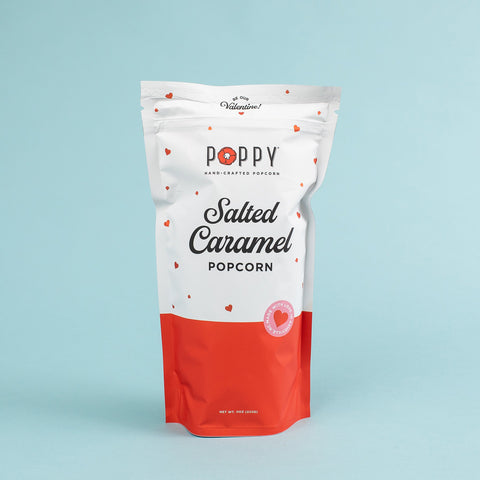 Salted Caramel Valentine's Day Popcorn