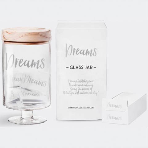 Dreams Glass Gratitude Jar
