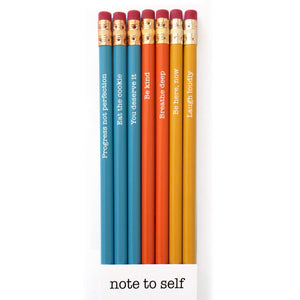 Note To Self Pencils