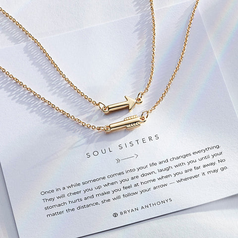 Soul Sisters Best Friend Arrow Necklaces