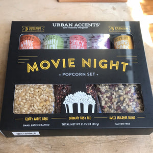 Movie night popcorn set