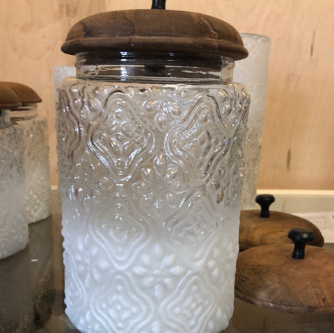 Embossed Glass 8.25”