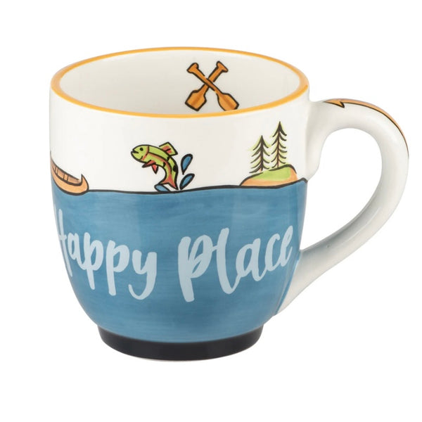 Lake is Happy Place Mug