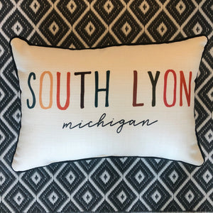 South Lyon Michigan Pillow